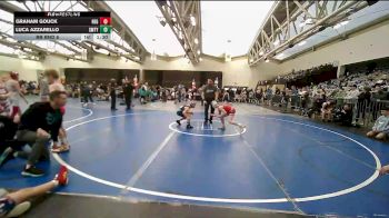 81 lbs Rr Rnd 6 - Graham Gouck, New England Gold ES vs Luca Azzarello, Smitty's Barn ES