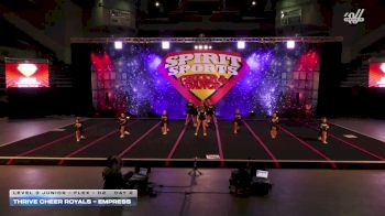 Thrive Cheer Royals - Empress [2026 L3 Junior - Flex - D2 Day 2] 2026 Spirit Sports Colorado Springs Nationals