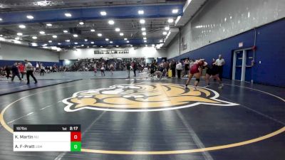 197 lbs Round Of 32 - Keishon Martin, Norwich vs Aaron Foley-Pratt, Southern Maine