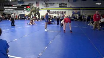 157 lbs Quarterfinal - Kaden Wiele, West Liberty vs Brock Bergmeier, Union, LaPorte City