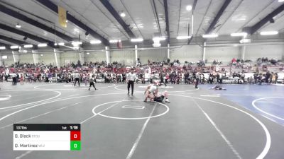 137 lbs Final - Baylon Black, Stout Wr Acd vs Quentin Martinez, Wlv Jr Wrestling