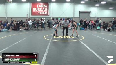 77 lbs Cons. Round 2 - Harrison Swink, Virginia Team Predator vs Camden Palmer, Hanover Hawkeye Youth Wrestlin