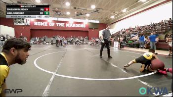 67 lbs Quarterfinal - Tinslynn Burdick, Perry Wrestling Academy vs Abel Sanchez, OKC Saints Wrestling