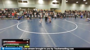 113 lbs Quarterfinal - Zayn Navarrete, TX vs Easton Broxterman, KS