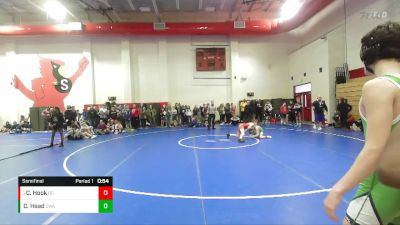 102 lbs Semifinal - Camden Hook, Red Cobra vs Charley Head, Contenders Wrestling Academy