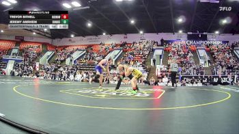 157 lbs Quarterfinals (8 Team) - Jeremy Amrhein, Dundee HS vs Trevor Bithell, Ogemaw Heights HS