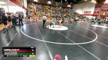 220 lbs Cons. Semi - Teigan Porter, Lincoln Middle School vs Gabriel McMillin, Powell Middle School