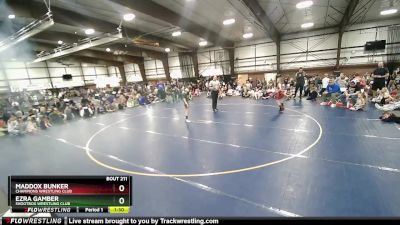 71 lbs 1st Place Match - Ezra Gamber, Shootbox Wrestling Club vs Maddox Bunker, Champions Wrestling Club