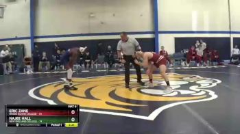 165 lbs Semis & Wb (16 Team) - Eric Zane, Rhode Island College vs Najee Hall, New England College