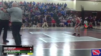 126 lbs 1st Place Match - Jace Hedeman, Union, LaPorte City vs Charlie Showalter, Hampton-Dumont-CAL