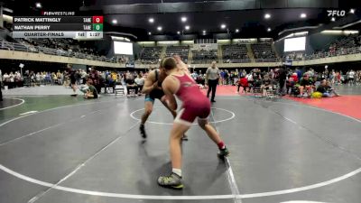 Quarterfinal - Patrick Mattingly, Taneytown vs Nathan Perry, Taneytown