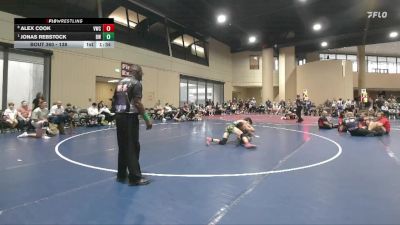 138 lbs Quarterfinal - Jonas Rebstock, Boumans Wrestling vs Alex Cook, Valhalla Wrestling Club