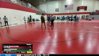 285 lbs Round 1 - Tyler Beascochea, Katy Jordan vs John Rodriguez, Weatherford