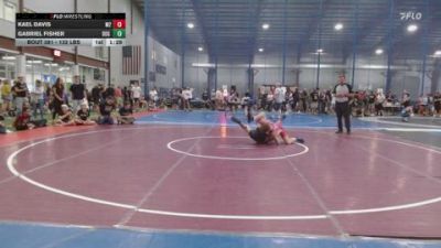 132 lbs Round Of 16 - Kael Davis, M2 Training Center vs Gabriel Fisher, Dog Pound