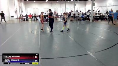 92 lbs Round 4 (6 Team) - Kellen Williams, Kansas vs Owen Williams, Idaho