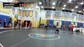 126 lbs Cons. Round 2 - Xavier Santiago, Freedom vs Matthew Haake, Vero Beach Senior