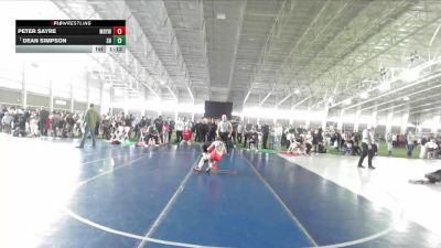 82 lbs Champ. Round 1 - Dean Simpson, Southwest Hammers vs Peter Sayre, Mt. Ridge Youth Wrestling
