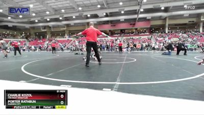 58 lbs Quarterfinal - Charlie Kozol, The Best Wrestler vs Porter Rathbun, Garden City