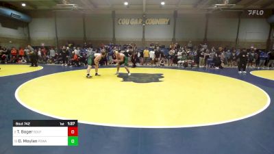 288 lbs Quarterfinal - Trayvn Boger, South Summit (UT) vs Daniel Moylan, Poway