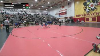 106 lbs 1st Place Match - Thales Silva, Buchanan vs Cohen Reer, Edison