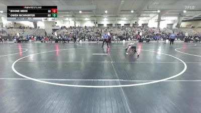 70 lbs Semifinal - Boone Meek, Halls Wrestling vs Owen McWhirter, Wildcats Wrestling