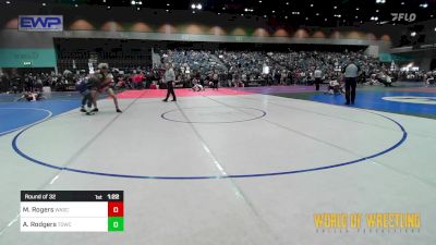 145 lbs Round Of 32 - Michael Rogers, Wasco Wrestling vs Aaron Rodgers, TDWC