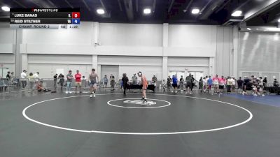 150 lbs Champ. Round 3 - Luke Banas, IL vs Reid Stiltner, VA