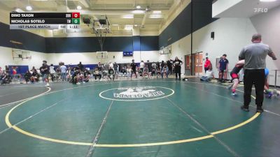 122 lbs 1st Place Match - Nicholas Sotelo, Team War vs Dino Taxon, Livewire