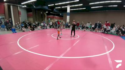 41-45 lbs Round 1 - Nevaeh Martinez, Wesley Club Wrestling vs Frances Cogar, Spartan Mat Club