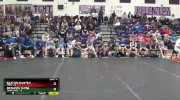 245 lbs Round 2 (6 Team) - Brenden Smith, Springboro vs Keaton Shaffer, Triad