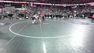 175 lbs 1st Place Match - Eli Maier, Mount Horeb/Barneveld vs Thomas Heiser, Evansville