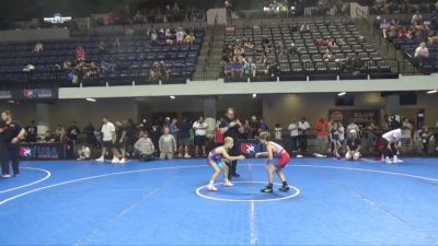 67 lbs Cons. Sub-semis - Roc Rhees, Greater Heights Wrestling vs Tye Heysinger, Mustang Wrestling Club