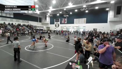 135 lbs Quarterfinal - Isabella Sermana, Fourth Chamber WC vs Sussette Bell, Threshold Wrestling Club