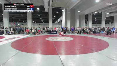 70 lbs Cons. Round 1 - Sonny Amato, BADWC vs Walker Turley, Virginia Team Predator Wrestling Club