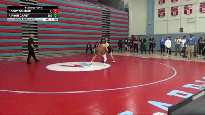 120 lbs Quarterfinal - Jason Carey, Bonanza vs Cory Schimpf, Faith Lutheran