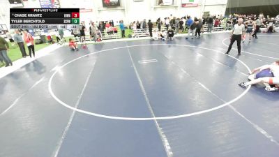 16U Boys - 144 lbs Cons. Round 2 - Tyler Berchtold, South St. Paul Wrestling Club vs Chase Krantz, Iowa