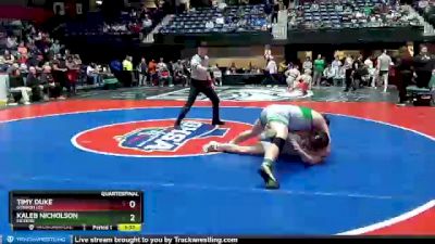 3A-215 lbs Quarterfinal - Kaleb Nicholson, Pickens vs Timy Duke, Gordon Lee