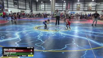 50 lbs Champ. Round 2 - Beau Grguric, North Carolina Wrestling Factory vs Mason Brault, Rampage