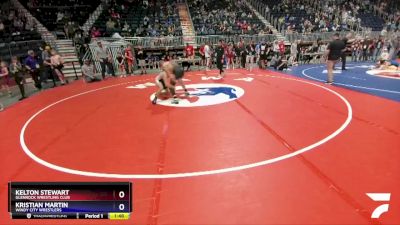 144 lbs Cons. Semi - Kelton Stewart, Glenrock Wrestling Club vs Kristian Martin, Windy City Wrestlers