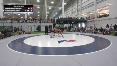 125 lbs Isabella Easterling, Arkansas vs Cadence Williams, Indiana Blue