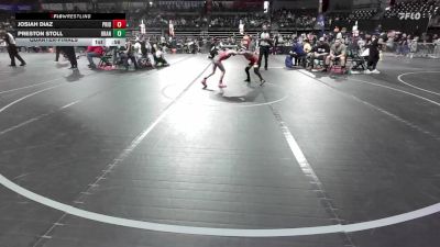 65 lbs Quarterfinal - Josiah Diaz, Pride WC vs Preston Stoll, Branchville