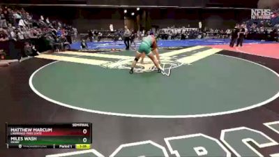 6A-215 lbs Semifinal - Matthew Marcum, Lawrence-Free State vs Miles Wash, Derby