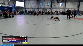 136 lbs Champ. Round 1 - Sydney Tajkowski, Augustana (IL) vs Claire Schaffner, Eureka