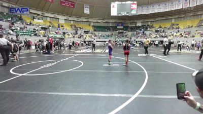 85 lbs Semifinal - Paityn Wallace, Beebe Badgers Wrestling Club vs Brooklynn Stevens, Dover Youth Wrestling Club