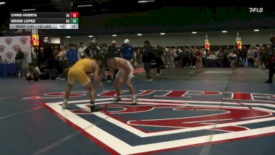 132 lbs Consi Of 4 - Chris Huerta, CA vs Deven Lopez, CO