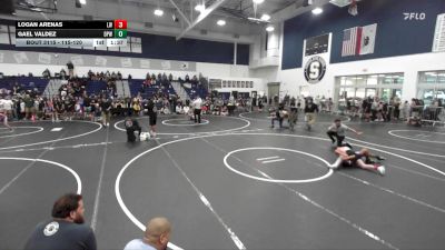 115-120 lbs Round 3 - Gael Valdez, Dog Pound Wrestling vs Logan Arenas, Lancers WC