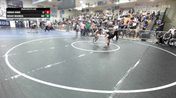 132 lbs Champ. Round 1 - Noah Maneja, Royal vs Kiran King, South Torrance