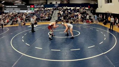 174 lbs Cons. Semi - Anson Dewar, Muhlenberg vs Anthony Cerulli, Ursinus