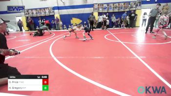 52 lbs Semifinal - Drew Price, Team Tulsa Wrestling Club vs Hayden Gregory, Tulsa Blue T Panthers