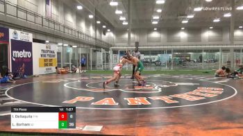 130 lbs 7th Place - Isaac Dellaquila, Titan PA vs Luke Barham, G2 Illinois